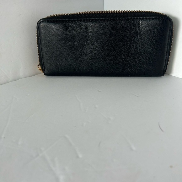 Marc by Marc Jacobs NWOT Black Pebble Leather Large Zippered Wallet - Picture 3 of 5